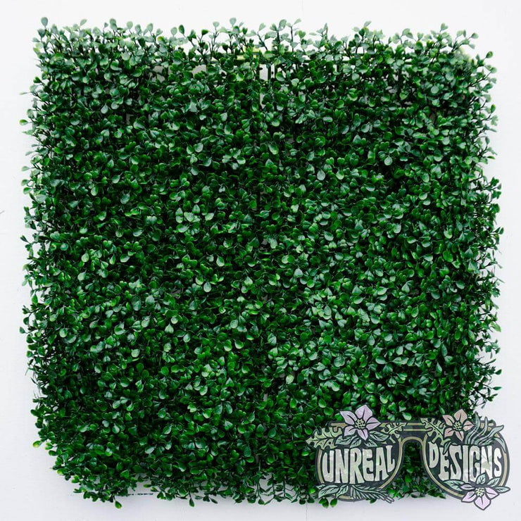 Dark Green Artificial Boxwood Hedge Mat